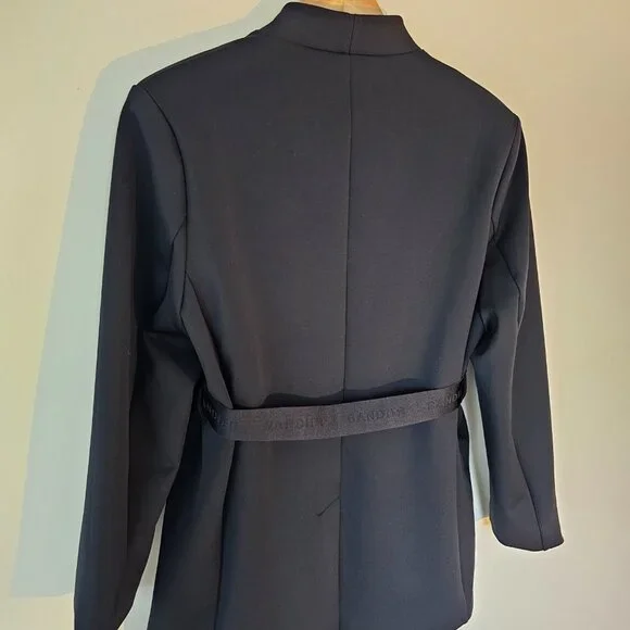 NWT Bandier Sport Logo Blazer in Black Size M - Picture 8 of 10